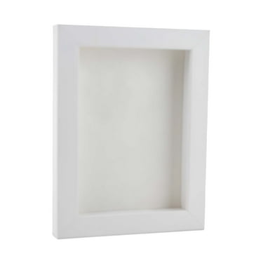 11x17 White Shadowbox Frame - Shadow Box Frame Interior Size 11x17 by 15/16" Deep - White Acid-Free