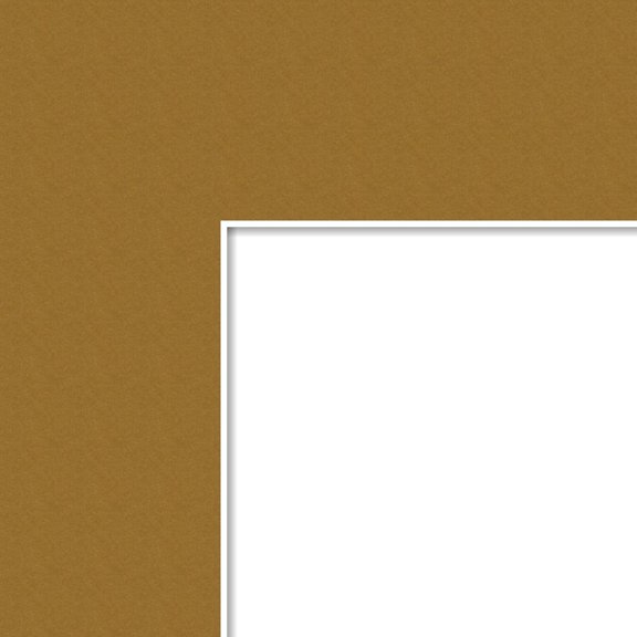 11x18 Classic Gold/El Dorado Custom Mat for Picture Frame with 7x14 opening size (Mat Only, Frame NOT Included)