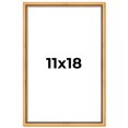 thumbnail image 1 of 11x18 Frame Beaded Gold Solid Wood Picture Frame | 0.75 Inches Moulding Width | Liscio Oro, 1 of 8