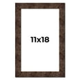 thumbnail image 1 of 11x18 Frame Brown Burl Real Wood Picture Frame Width 1.625 Inches | Interior Frame Depth 0.5 Inches, 1 of 8