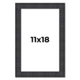 thumbnail image 1 of 11x18 Frame Brown Rustic Solid Wood Picture Frame 1.5 Inches Wide | Interior Frame Depth 0.5 Inches, 1 of 8