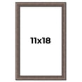 thumbnail image 1 of 11x18 Frame Silver Real Wood Picture Frame Width 1.25 Inches | Interior Frame Depth 0.5 Inches |, 1 of 8