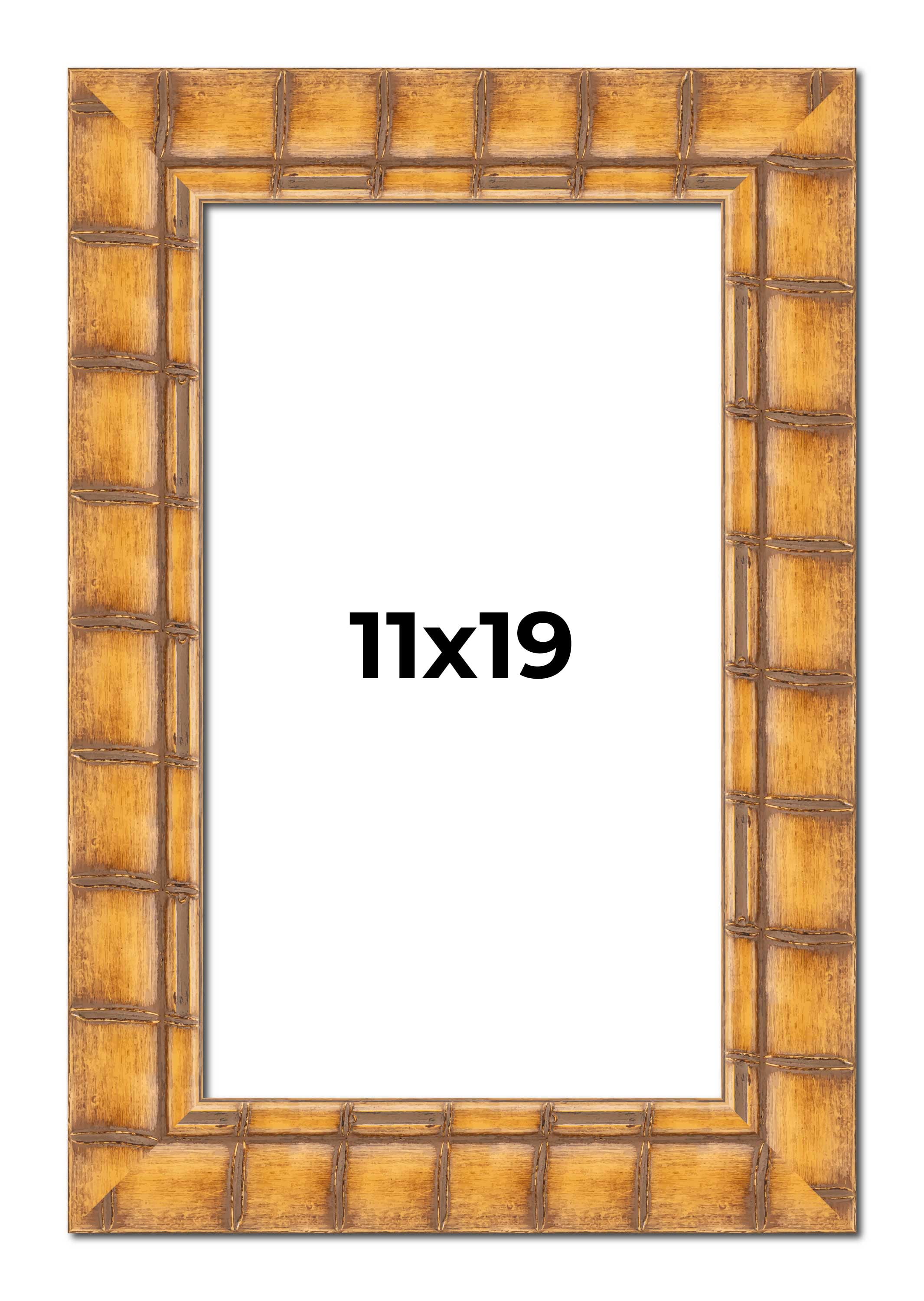 11x19 Frame Beige Real Wood Picture Frame Width 3 inches | Interior ...