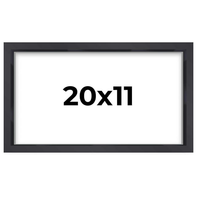 11x20 Box Frame Contemporary Black | 1