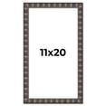 thumbnail image 1 of 11x20 Frame Black Brown Chestnut Mosaic Solid Wood Picture Frame | 1.125 Inch Moulding Width |, 1 of 8