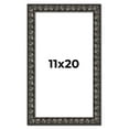 thumbnail image 1 of 11x20 Frame Black-Brown Medieval Solid Wood Picture Frame | 1.5 Inch Moulding Width | Gotham, 1 of 8