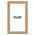 thumbnail image 1 of 11x20 Frame Charleston Honey Brown Solid Wood Picture Frame Width 1.75 Inches | Interior Depth 0.5, 1 of 8