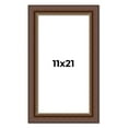 thumbnail image 1 of 11x21 Copper and Brown Real Wood Picture Frame Width 2 inches | Interior Frame Depth 0.5 inches |, 1 of 8