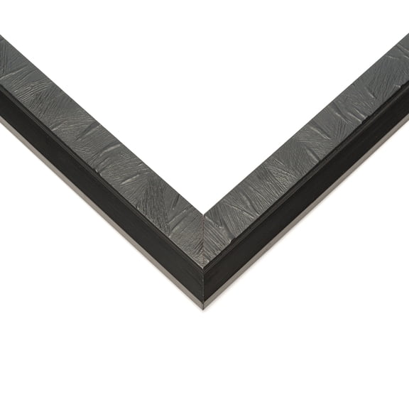 11x21 Frame Black Real Wood Picture Frame Width 1.25 inches | Interior Frame Depth 0.25 inches |