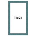 thumbnail image 1 of 11x21 Frame Blue Rustic Barnwood Solid Wood Picture Frame Width 1.25 Inches | Interior Depth 0.5, 1 of 8
