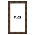 thumbnail image 1 of 11x21 Frame Brown Burl Real Wood Picture Frame Width 1.625 Inches | Interior Frame Depth 0.5 Inches, 1 of 8