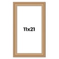 thumbnail image 1 of 11x21 Frame Charleston Honey Brown Solid Wood Picture Frame Width 1.75 Inches | Interior Depth 0.5, 1 of 8