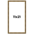 thumbnail image 1 of 11x21 Frame Gold Kingsley Distressed Solid Wood Picture Frame Width 0.75 Inches | Interior Frame, 1 of 8