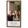 thumbnail image 1 of 11x21 Frame Gold Kingsley Distressed Solid Wood Picture Frame Width 0.75 Inches | Interior Frame, 1 of 8