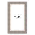 thumbnail image 1 of 11x21 Frame Grey Real Wood Picture Frame Width 2.75 Inches | Interior Frame Depth 0.5 Inches |, 1 of 8