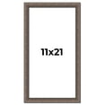 thumbnail image 1 of 11x21 Frame Silver Real Wood Picture Frame Width 1.25 Inches | Interior Frame Depth 0.5 Inches |, 1 of 8