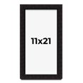 thumbnail image 1 of 11x21 Shadow Box Black Solid Wood Display Picture Frame | 1 Inch Rabbet Depth | | 1.375 Inch, 1 of 4