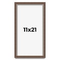 thumbnail image 1 of 11x21 Shadow Box Frame Brown | 1.125 inches Deep Real Wood Rustic Shadowbox Display Frame | UV, 1 of 5