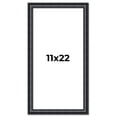 thumbnail image 1 of 11x22 Frame Black Real Wood Picture Frame Width 1.25 inches | Interior Frame Depth 0.5 inches |, 1 of 8