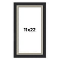 thumbnail image 1 of 11x22 Frame Black Real Wood Picture Frame Width 2.25 Inches | Interior Frame Depth 0.5 Inches |, 1 of 8
