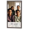 thumbnail image 1 of 11x22 Frame Blue Kingsley Pewter Solid Wood Picture Frame Width 0.75 Inches |Interior Depth 0.5, 1 of 8