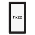 thumbnail image 1 of 11x22 Shadow Box Black Solid Wood Display Picture Frame | 1 Inch Rabbet Depth | | 1.375 Inch, 1 of 4