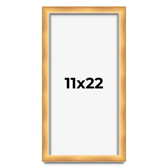 11x22 Shadow Box Bronze Cross-Brushed Display Frame | 1.625 Inches Deep Solid Wood | UV Resistant