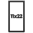 thumbnail image 1 of 11x22 Shadow Box Frame Black | 1 inches Deep Real Wood Contemporary Shadowbox Display Frame | UV, 1 of 8