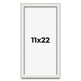 thumbnail image 1 of 11x22 Shadow Box Silver Brushed Striped Display Frame | 1.625 Inches Deep | 1 Inch Moulding Width |, 1 of 8