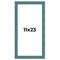 thumbnail image 1 of 11x23 Frame Blue Rustic Barnwood Solid Wood Picture Frame Width 1.25 Inches | Interior Depth 0.5, 1 of 8
