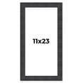 thumbnail image 1 of 11x23 Frame Brown Rustic Solid Wood Picture Frame 1.5 Inches Wide | Interior Frame Depth 0.5 Inches, 1 of 8