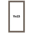 thumbnail image 1 of 11x23 Frame Silver Real Wood Picture Frame Width 1.25 Inches | Interior Frame Depth 0.5 Inches |, 1 of 8