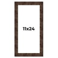 thumbnail image 1 of 11x24 Frame Brown Burl Real Wood Picture Frame Width 1.625 Inches | Interior Frame Depth 0.5 Inches, 1 of 8