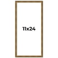 thumbnail image 1 of 11x24 Frame Gold Kingsley Distressed Solid Wood Picture Frame Width 0.75 Inches | Interior Frame, 1 of 8