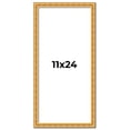 thumbnail image 1 of 11x24 Frame Gold Real Wood Picture Frame Width 1 inches | Interior Frame Depth 0.5 inches | Edwina, 1 of 8