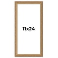 thumbnail image 1 of 11x24 Frame Gold Solid Wood Picture Frame Width 1.25 Inches | Interior Frame Depth 0.375 Inches |, 1 of 8