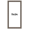 thumbnail image 1 of 11x24 Frame Silver Real Wood Picture Frame Width 1.25 Inches | Interior Frame Depth 0.5 Inches |, 1 of 8