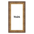 thumbnail image 1 of 11x24 Frame Vintage Gold Solid Wood Picture Frame | 2.5 Inch Moulding Width | Ornate Bronze Museo, 1 of 8