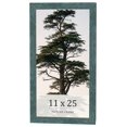 thumbnail image 1 of 11x25 Frame Blue Rustic Barnwood Solid Wood Picture Frame Width 1.25 Inches | Interior Depth 0.5, 1 of 8