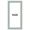 thumbnail image 1 of 11x25 Frame Blue Teal Distressed Solid Wood Picture Frame | 1.625 Inch Moulding Width | Sonoma Blue, 1 of 8
