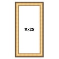 thumbnail image 1 of 11x25 Frame Gold Plein Aire Solid Wood Picture Frame Width 2 Inches | Interior Frame Depth 0.5, 1 of 8