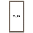 thumbnail image 1 of 11x25 Frame Silver Real Wood Picture Frame Width 1.25 Inches | Interior Frame Depth 0.5 Inches |, 1 of 8