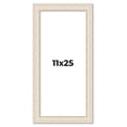 thumbnail image 1 of 11x25 Frame White Real Wood Picture Frame Width 1.75 inches | Interior Frame Depth 0.5 inches |, 1 of 8