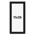 thumbnail image 1 of 11x25 Shadow Box Black Solid Wood Display Picture Frame | 1 Inch Rabbet Depth | | 1.375 Inch, 1 of 4