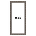 thumbnail image 1 of 11x26 Frame Black Bamboo Solid Wood Picture Frame Width 1.5 Inches | Interior Frame Depth 0.5, 1 of 8