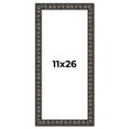 thumbnail image 1 of 11x26 Frame Black-Brown Medieval Solid Wood Picture Frame | 1.5 Inch Moulding Width | Gotham, 1 of 8