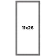 thumbnail image 1 of 11x26 Frame Blue Kingsley Pewter Solid Wood Picture Frame Width 0.75 Inches |Interior Depth 0.5, 1 of 8