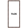 thumbnail image 1 of 11x26 Frame Brown Bamboo with Dark Coffee/Walnut Finish | Solid Wood Picture Frame Width 0.75, 1 of 8