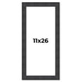 thumbnail image 1 of 11x26 Frame Brown Rustic Solid Wood Picture Frame 1.5 Inches Wide | Interior Frame Depth 0.5 Inches, 1 of 8