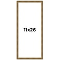 thumbnail image 1 of 11x26 Frame Gold Kingsley Distressed Solid Wood Picture Frame Width 0.75 Inches | Interior Frame, 1 of 8